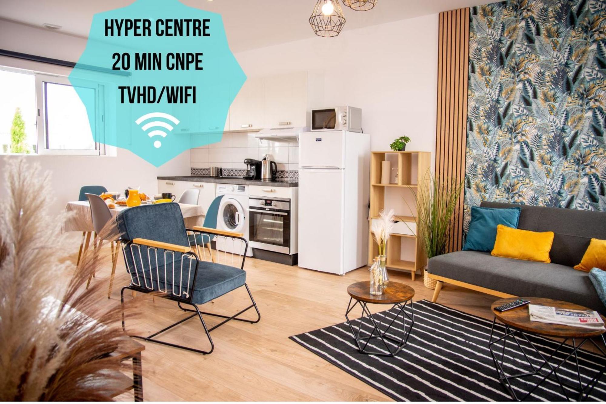 Apartmán Duplex Cocoon - 10 Min De Blaye - 20 Min Cnpe - Wifi - Tv Hd Saint-Seurin-de-Cursac Exteriér fotografie